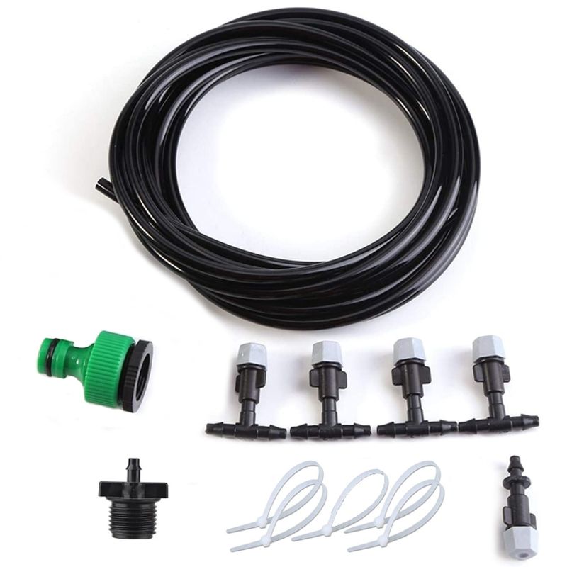 MIABU - Kit aspersores Sistema Nebulización Patio jardín 5 metros