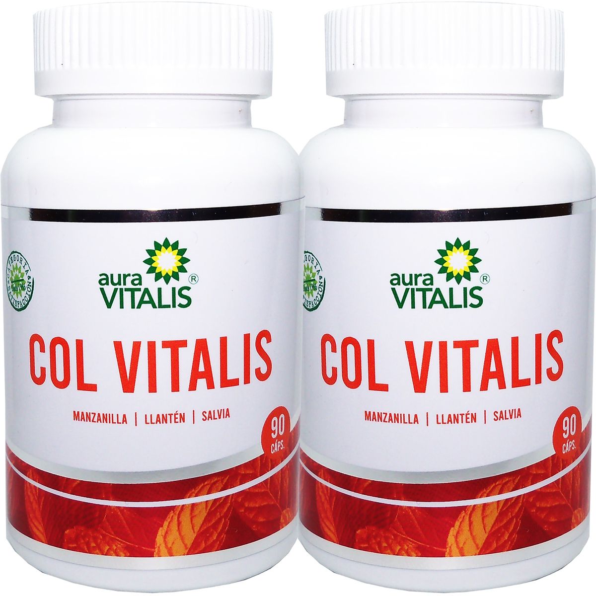 AURA VITALIS - 2 X AURA VITALIS COLON VITALIS 215MG 90 CAPSULAS