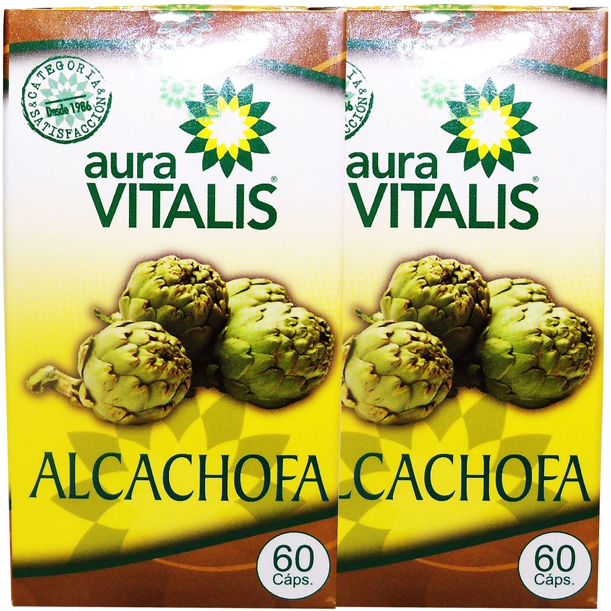 AURA VITALIS - 3 X AURA VITALIS ALCACHOFA 60 CAPSULAS
