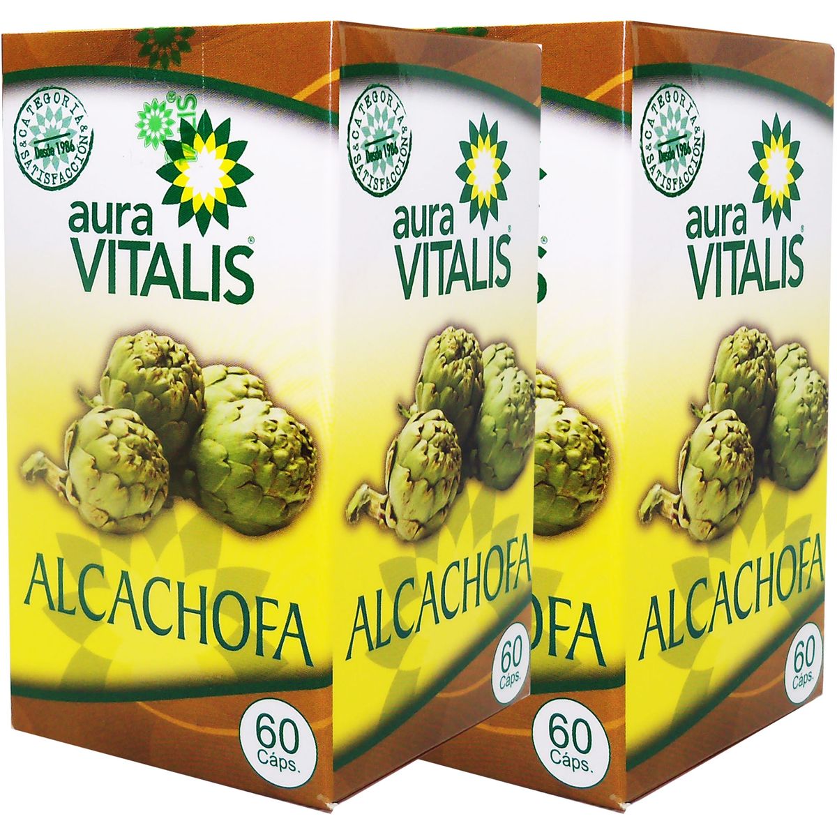 AURA VITALIS - 2 X AURA VITALIS ALCACHOFA 60 CAPSULAS