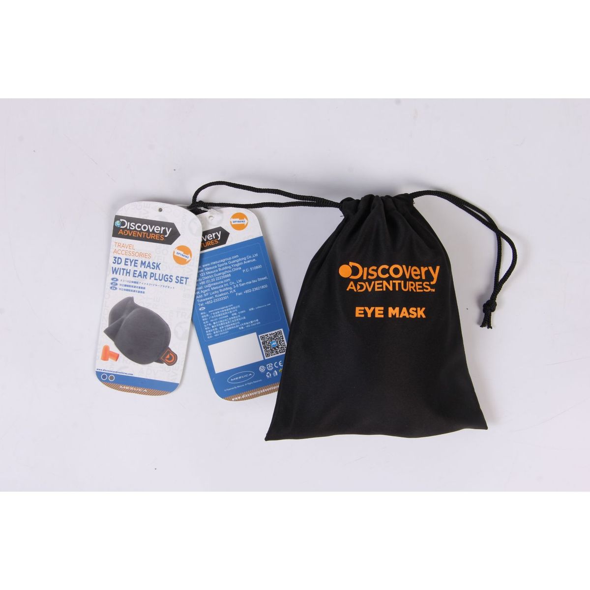 DISCOVERY - Mascara  Ojos Viaje C/Tapones Negra