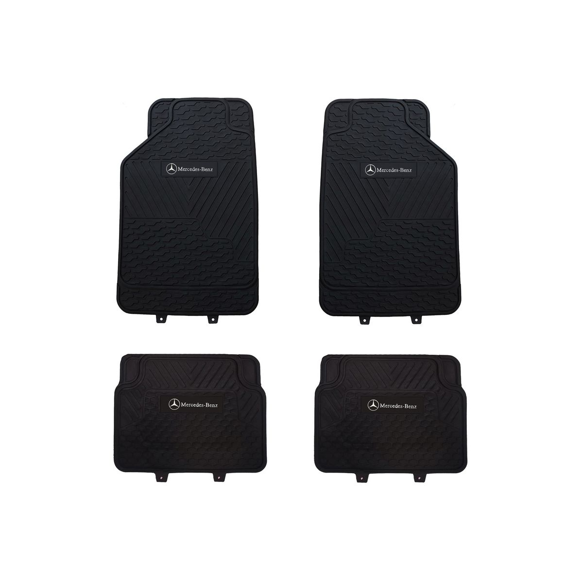 GENERICO - Pisos De Goma Mercedes Benz Para Vehículos 4 Piezas