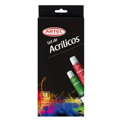 ARTEL - Set de Acrílicos 12 colores 12Ml