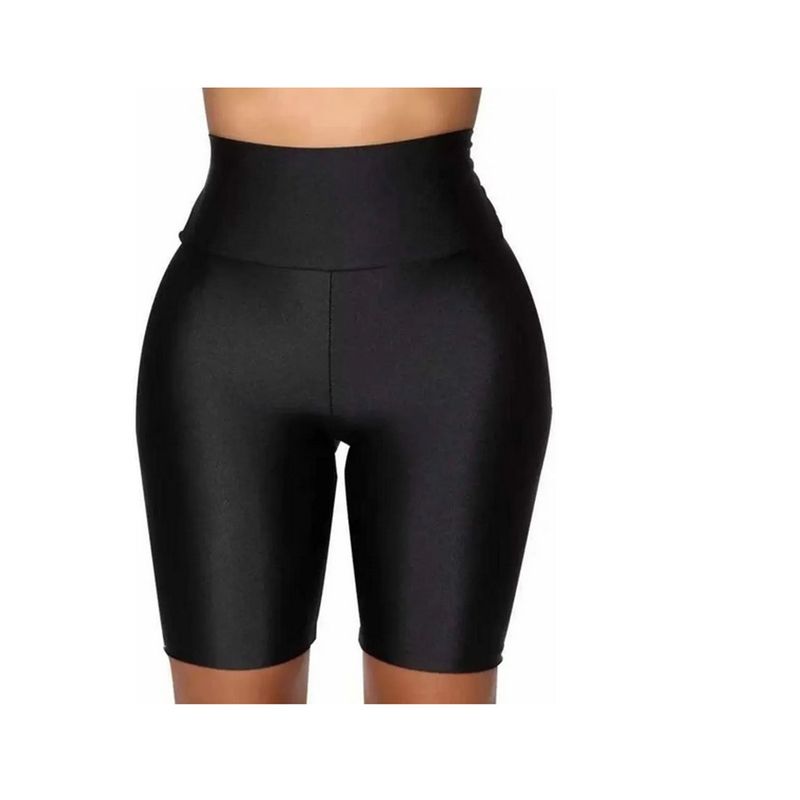 EVERSO - Calza Biker Corta Short Biker Deportiva Mujer Lycra DuPont