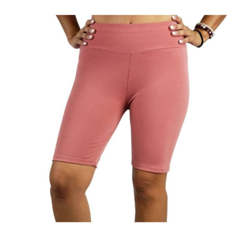 EVERSO - Calza Biker Corta Short Biker Deportiva Mujer Lycra DuPont