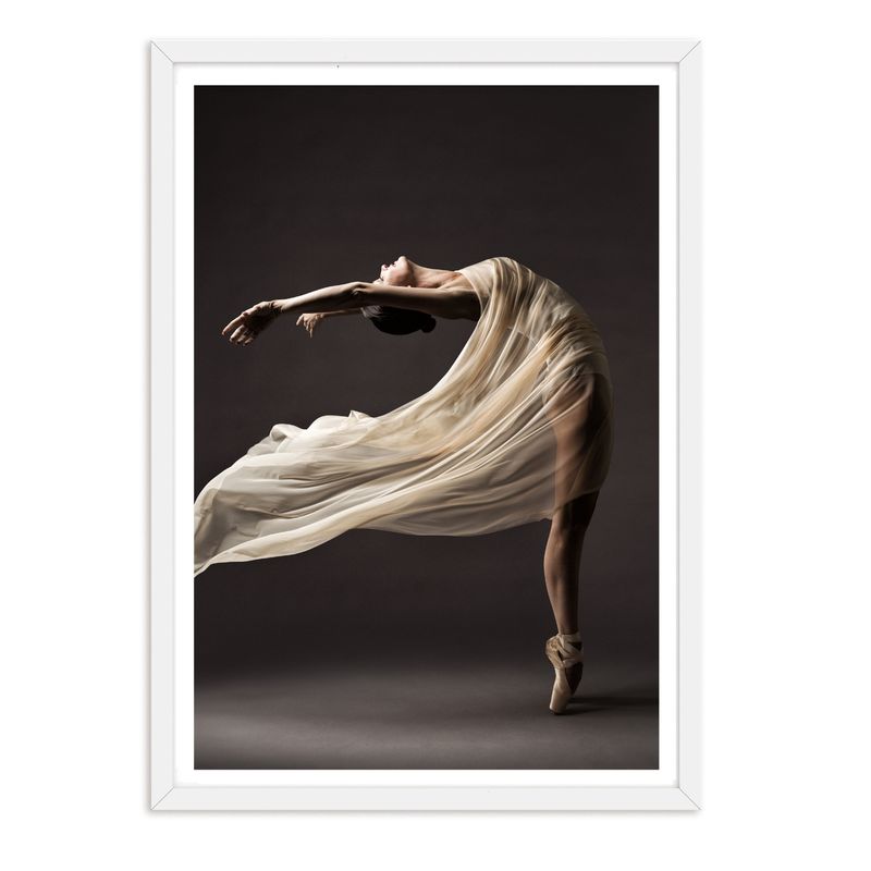 ALCUADRADO - Cuadro Individual Danza Blanco Alcuadrado