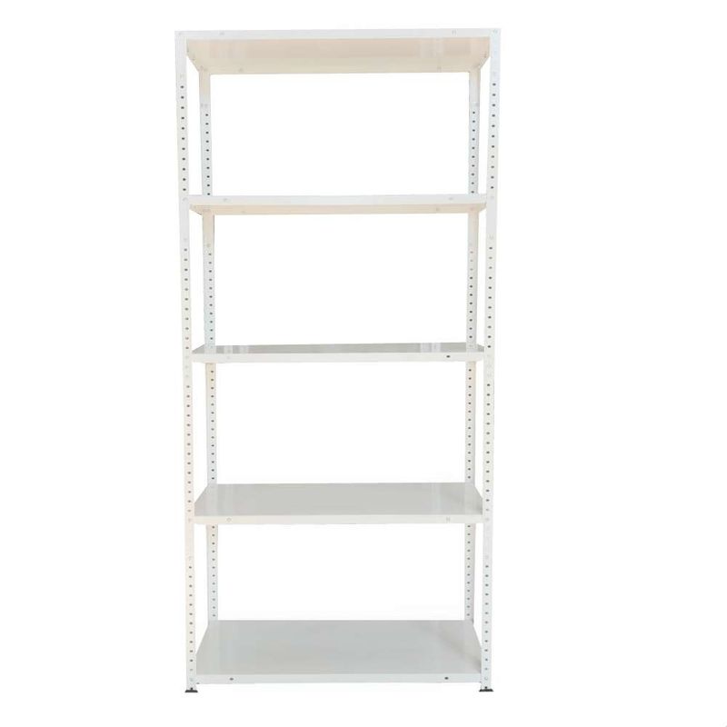 METALBREIN - Repisa Estante Metálico 170x80x30cm - Color Blanco - Metalbrein