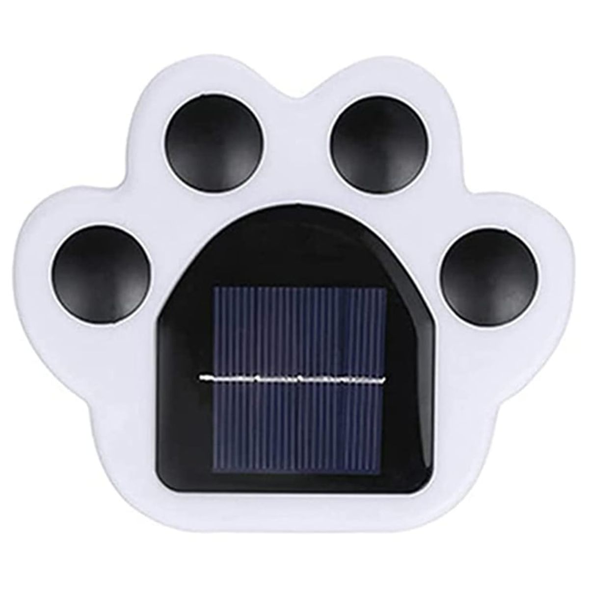 MIABU - Luz Solar Con Estaca Diseño Huella Cálida Para Jardin