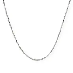 ANDREA COGGIOLA JOYAS - Cadena Cordón Espuma 60cm Plata Fina 925