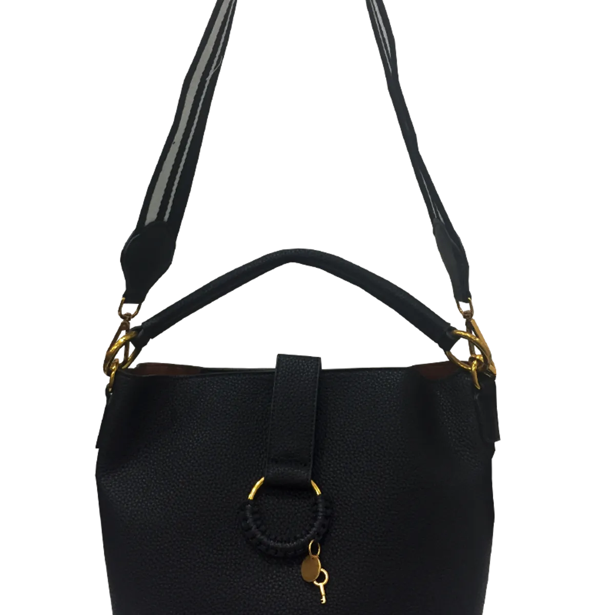 TODOPIEL - Cartera Ecocuero Mujer Negro Todopiel