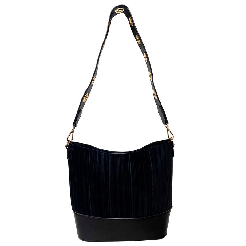 TODOPIEL - Cartera Ecocuero Mujer Negro Todopiel