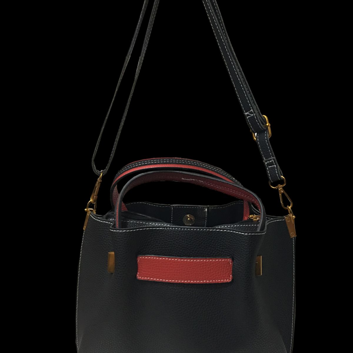 TODOPIEL - Cartera Ecocuero Mujer Negro Todopiel