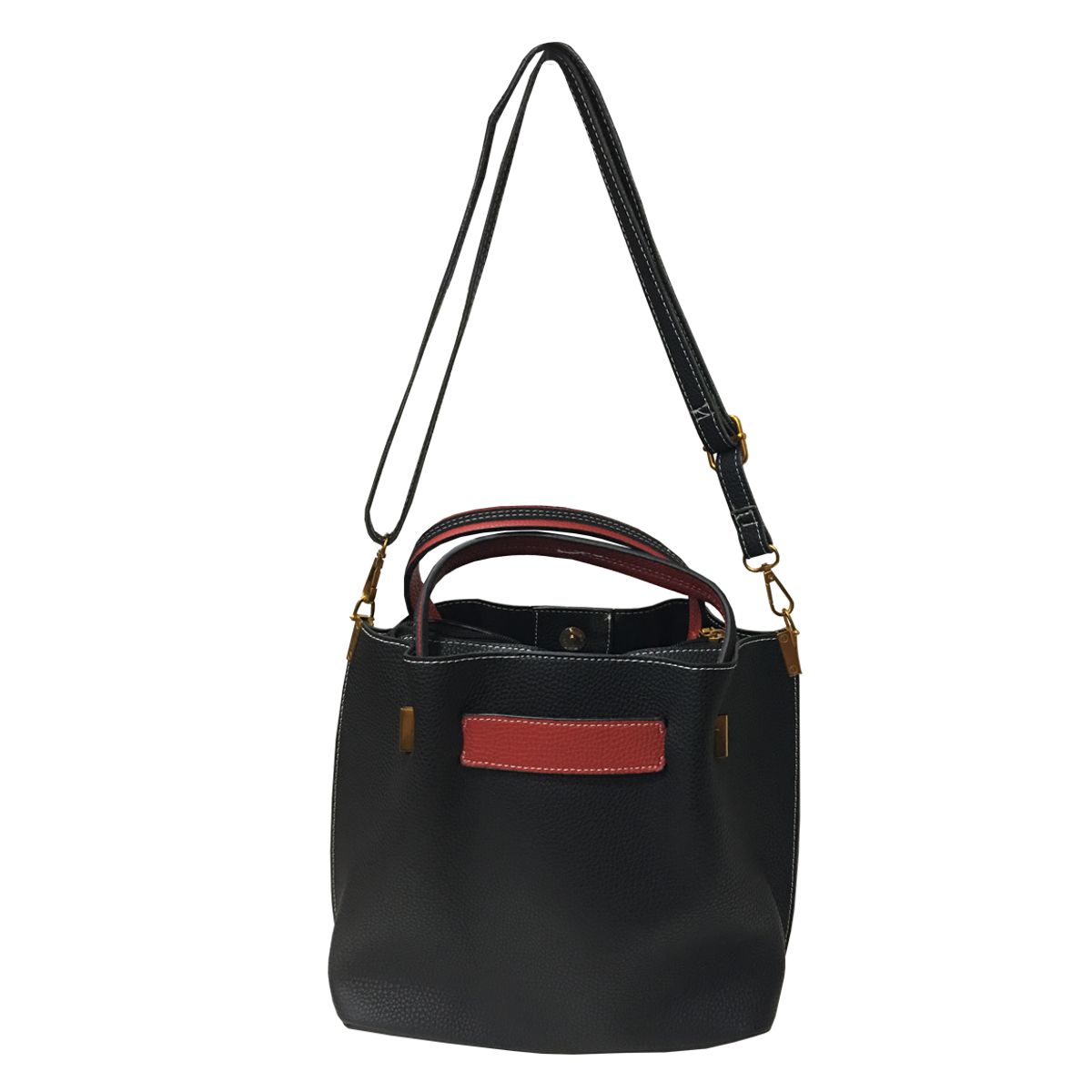 TODOPIEL - Cartera Ecocuero Mujer Negro Todopiel