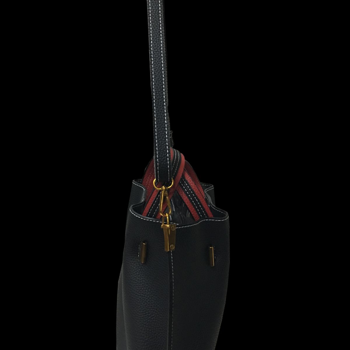 TODOPIEL - Cartera Ecocuero Mujer Negro Todopiel