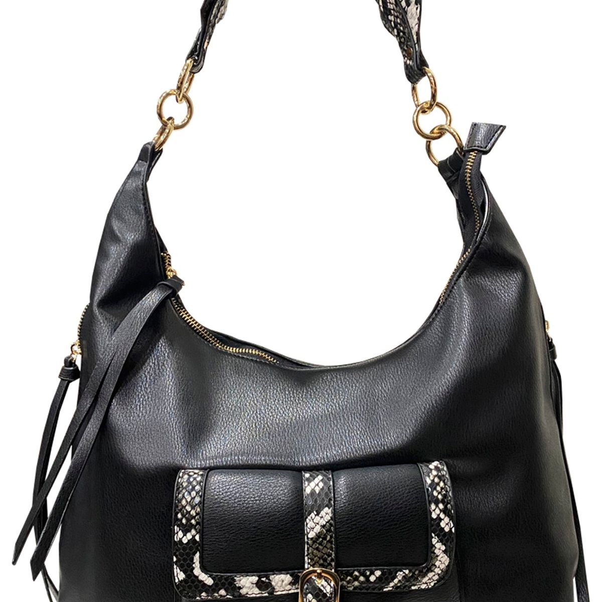 TODOPIEL - Cartera Ecocuero Mujer Negro Todopiel