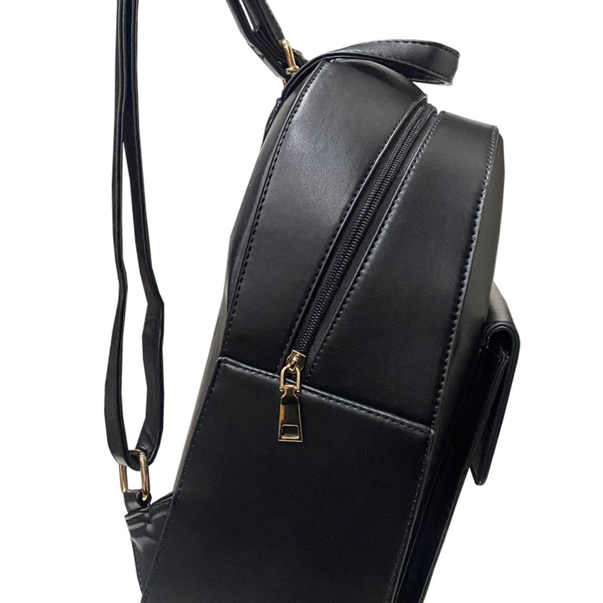 TODOPIEL - Mochila Ecocuero Mujer Negro Todopiel