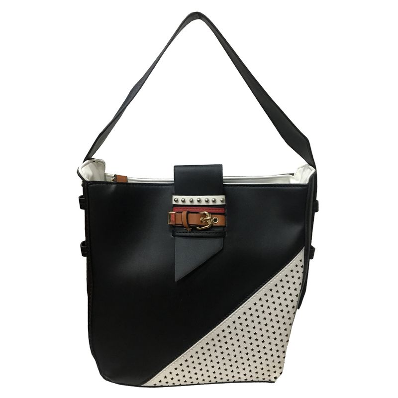 TODOPIEL - Cartera Ecocuero Mujer Negro Todopiel