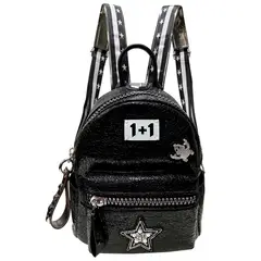 TODOPIEL - Mochila Ecocuero Mujer Negro