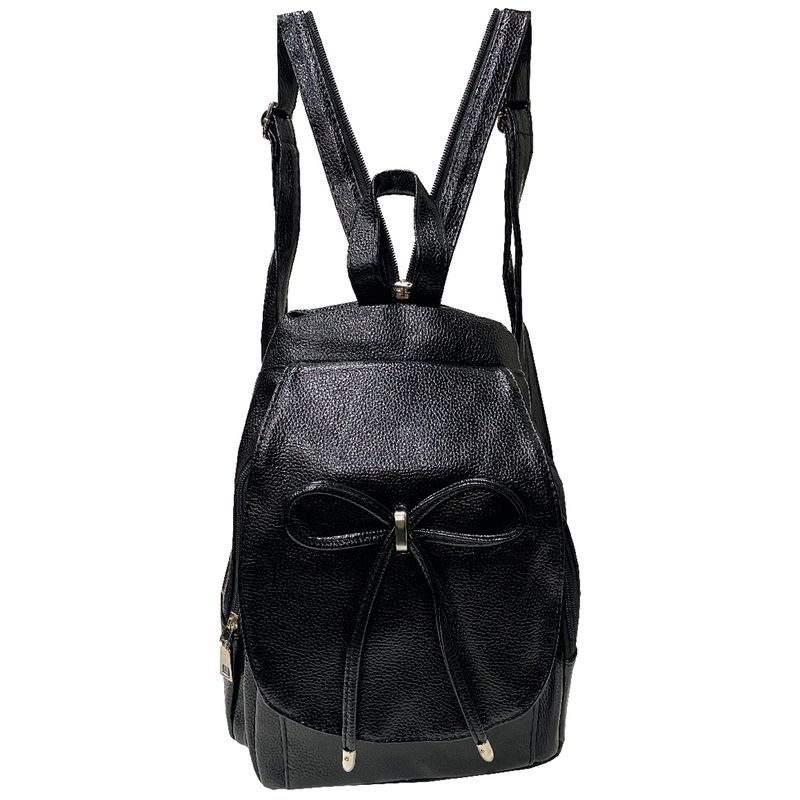 TODOPIEL - Mochila Ecocuero Mujer Negro Todopiel