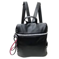 TODOPIEL - Mochila Ecocuero Mujer Negro