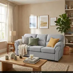 MUEBLERIA LATINA - SOFA LINO 3 CUERPOS DECO