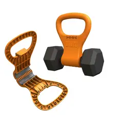 PLUSFIT - Adaptador Pesa rusa Kettlebell Para Mancuernas