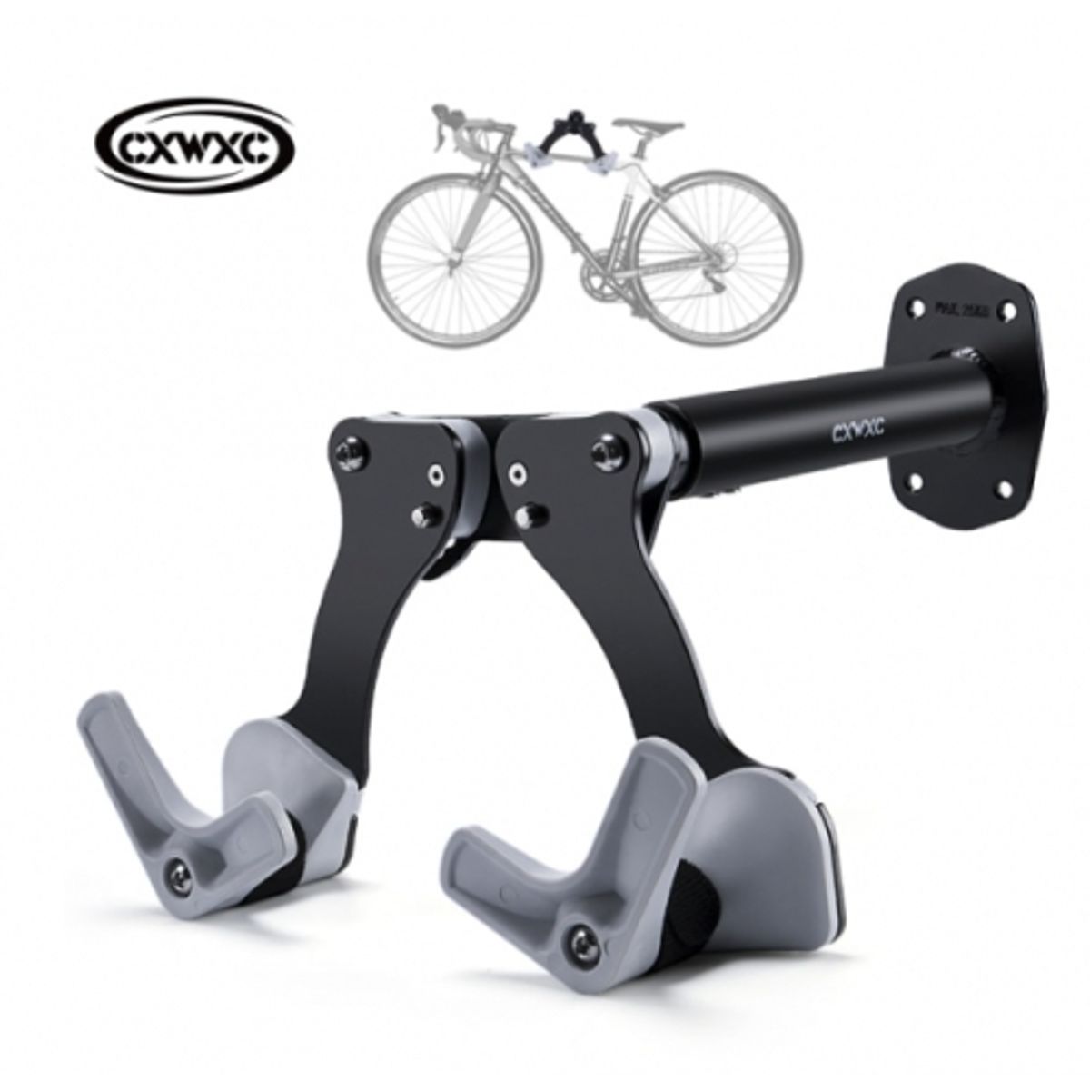 +FIT HOMEGYM PLUSFIT CL - SOPORTE PARED BICICLETAS HORIZONTAL AJUSTABLE HASTA 25KG