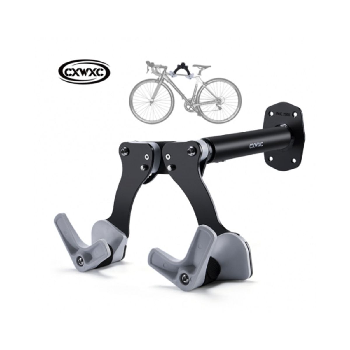 +FIT HOMEGYM PLUSFIT CL - SOPORTE PARED BICICLETAS HORIZONTAL AJUSTABLE HASTA 25KG