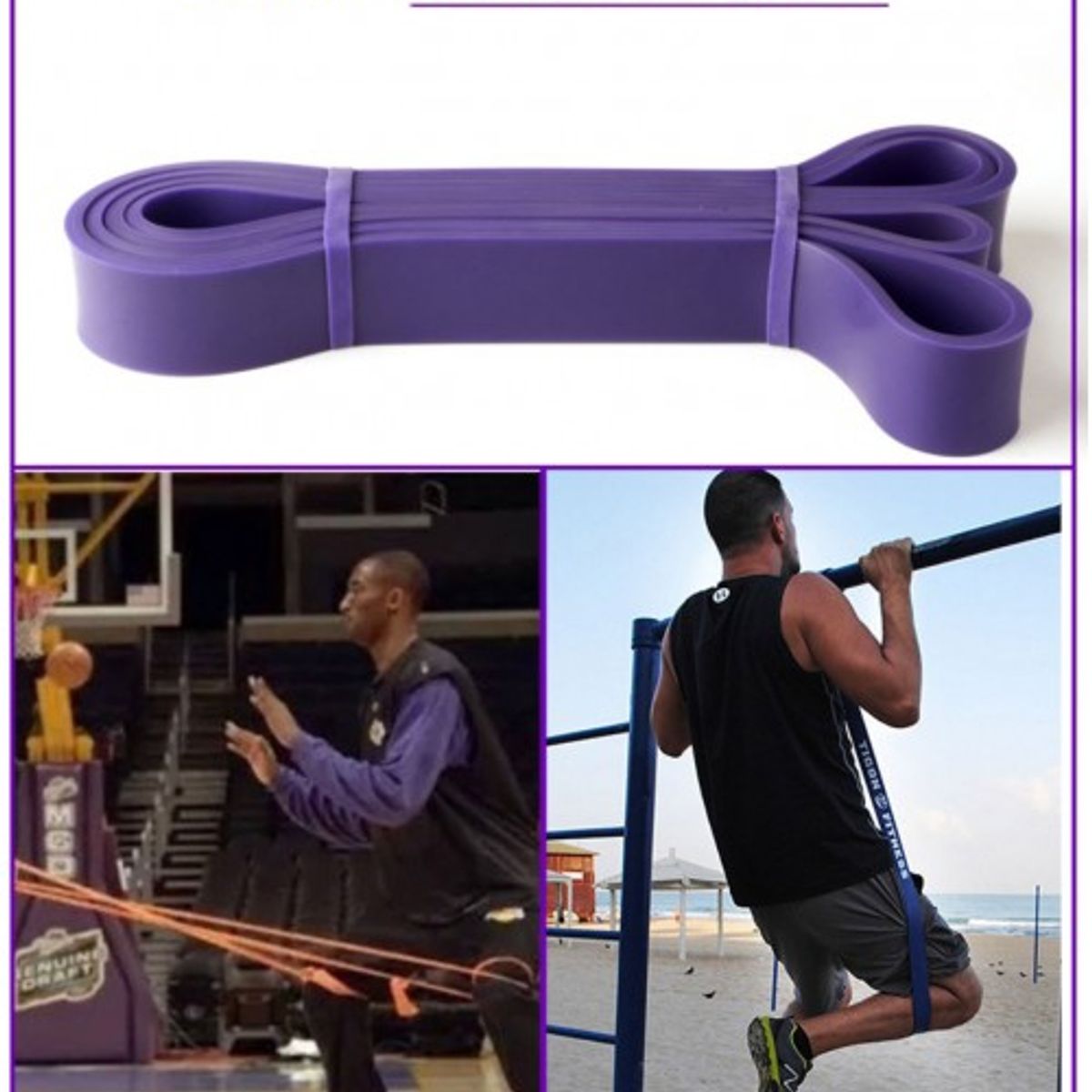 +FIT HOMEGYM PLUSFIT CL - SET 4 ELÁSTICOS CALISTENIA CROSSFIT DIFERENTES RESISTENCIAS