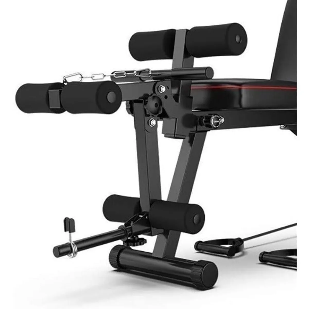 PLUSFIT - Banco ejercicios multifuncional abs cuádriceps isquio