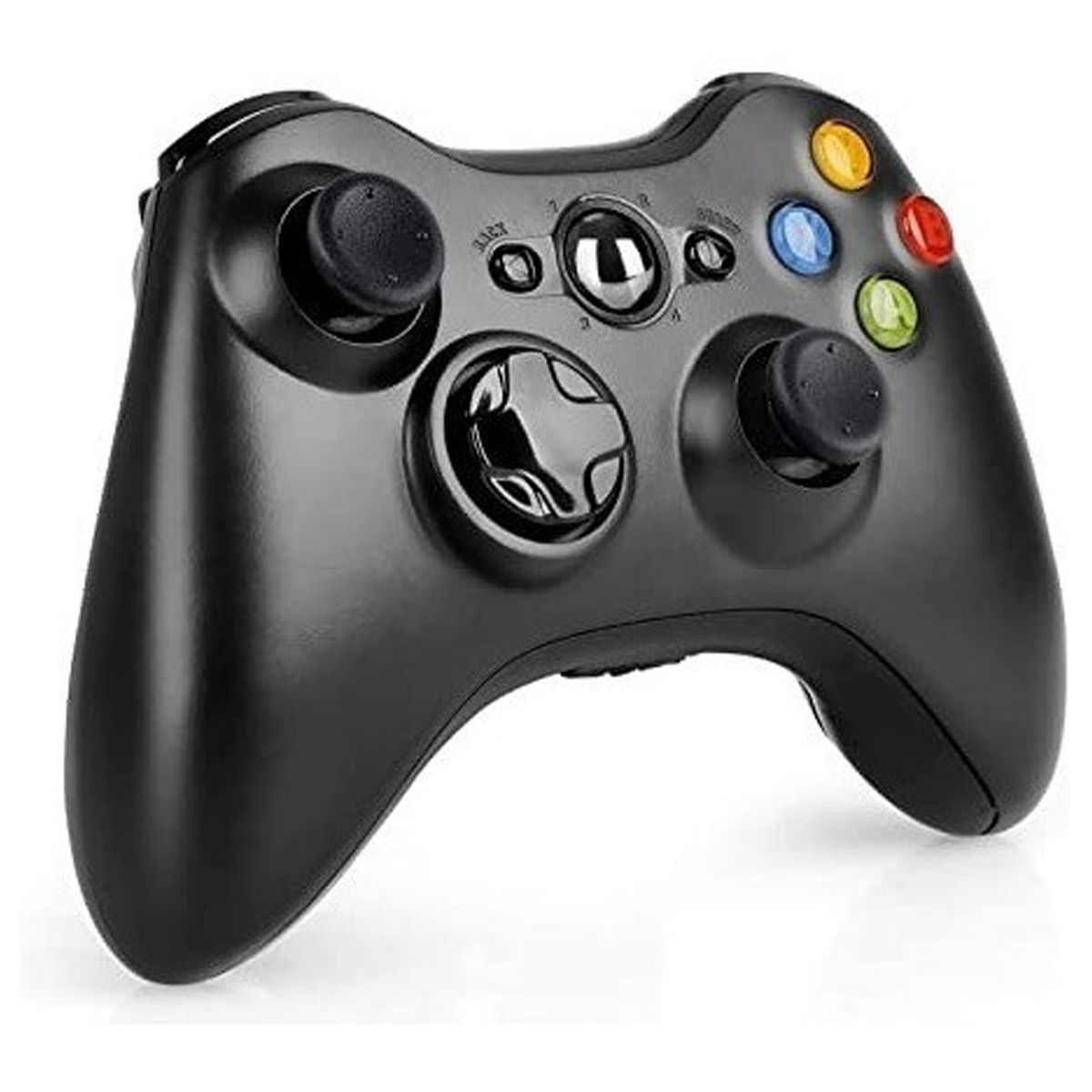 GENERICO - Control Gamepad Para Pc y Xbox 360 Inalambrico Negro