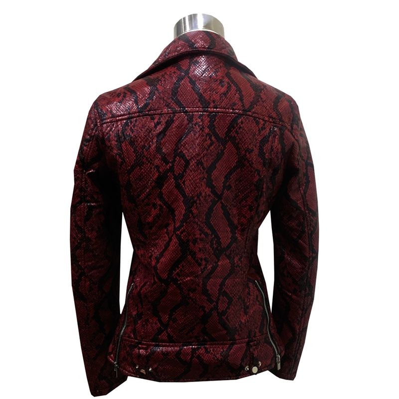TODOPIEL - Chaqueta de Ecocuero Mujer Rojo Todopiel