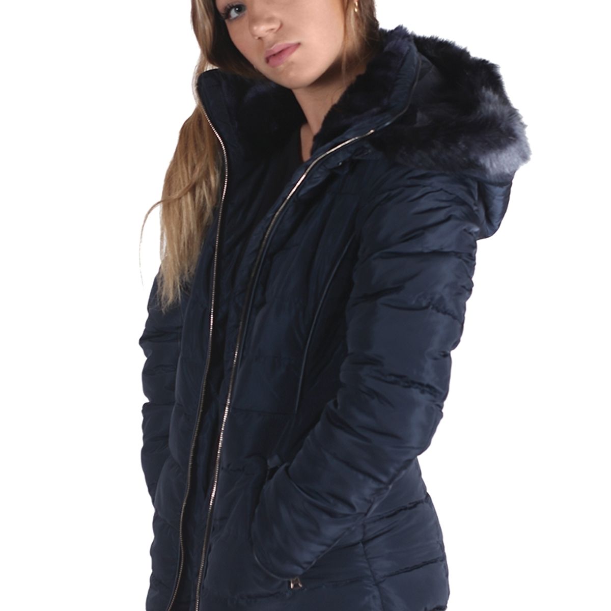 TODOPIEL - Parka Mujer Azul Marino Todopiel