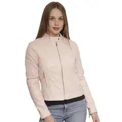 TODOPIEL - Chaqueta Ecocuero CHG07 Rosado