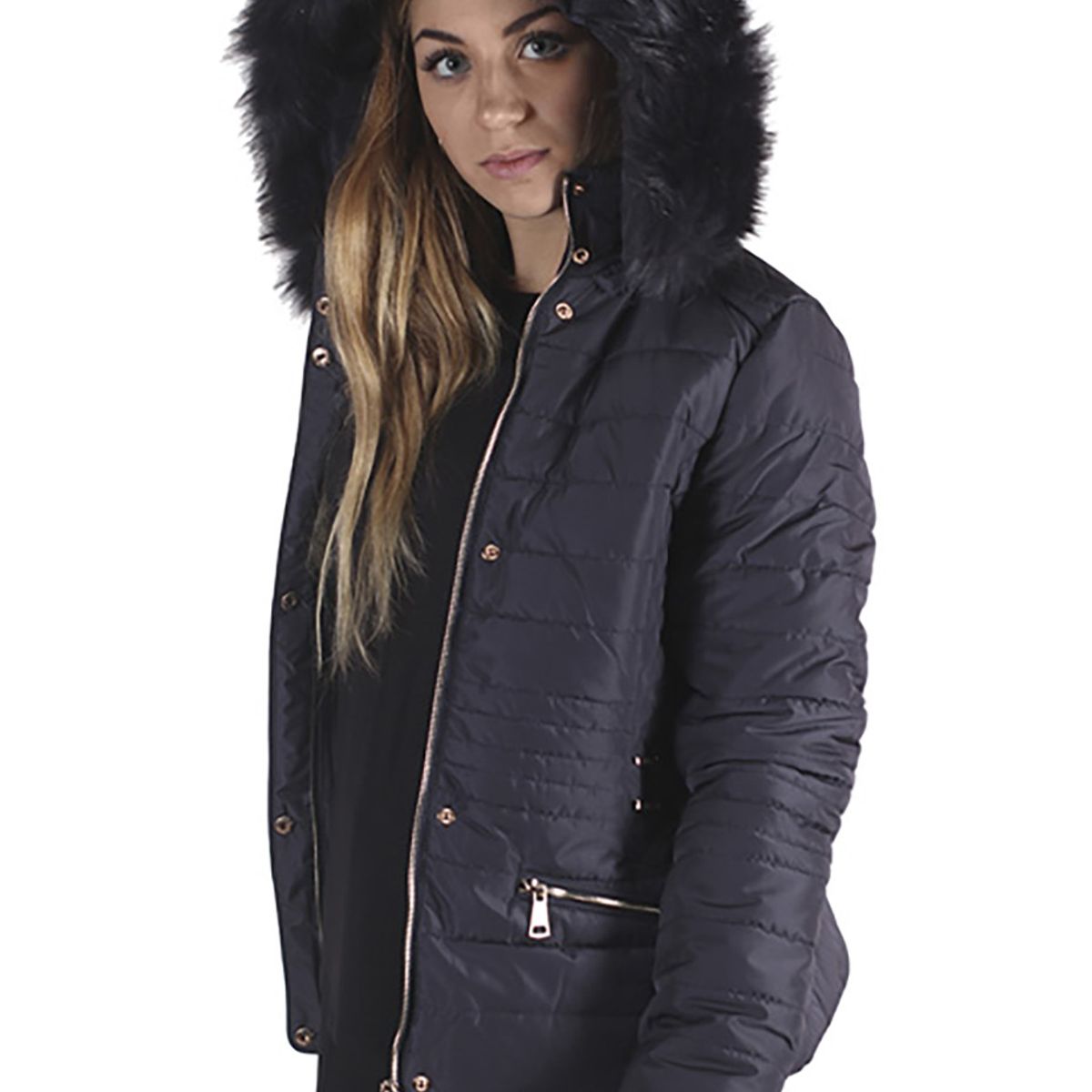 TODOPIEL - Parka Mujer Azul Marino Todopiel