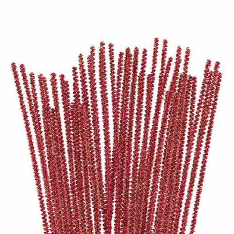 FOSKA - Limpia Pipas Glitter 30 Cm - 100 Unidades