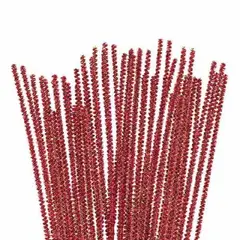 FOSKA - Limpia Pipas Glitter 30 Cm - 100 Unidades