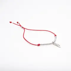 MCPTIENDATALLER - Pulsera roja regulable búho