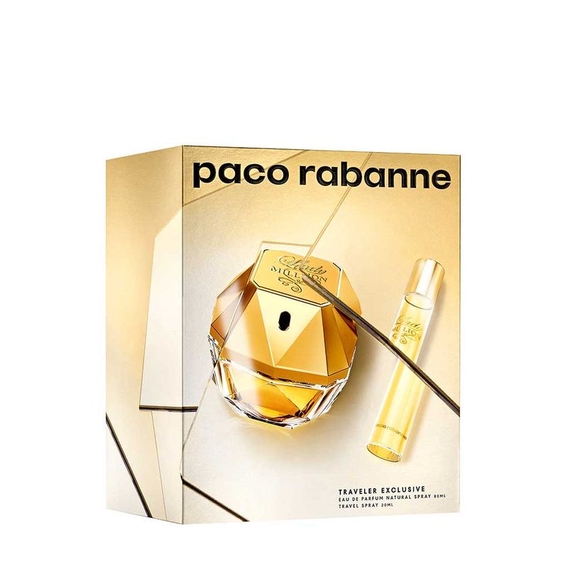 RABANNE - Set Travel Exclusive Lady Million 80ml + 20ml EDP Mujer