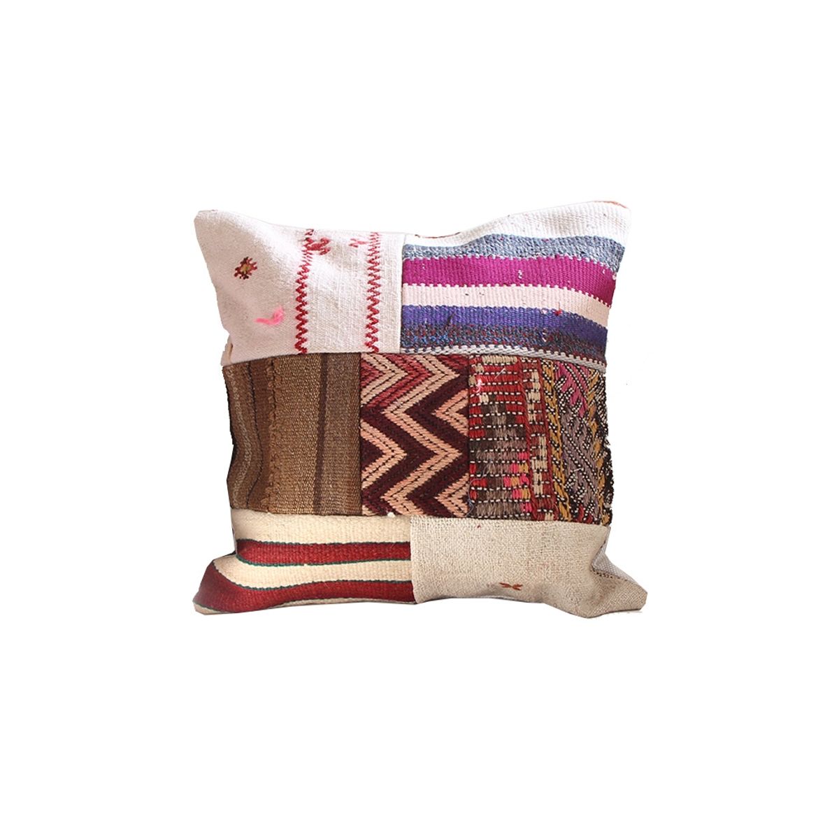 TURKUAZ - Cojín Patchwork kilim II