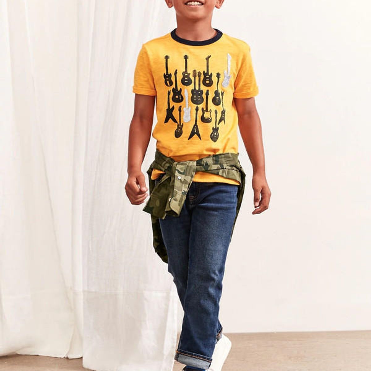 GAP - Jeans Rectos Con Washwell Niño Azul