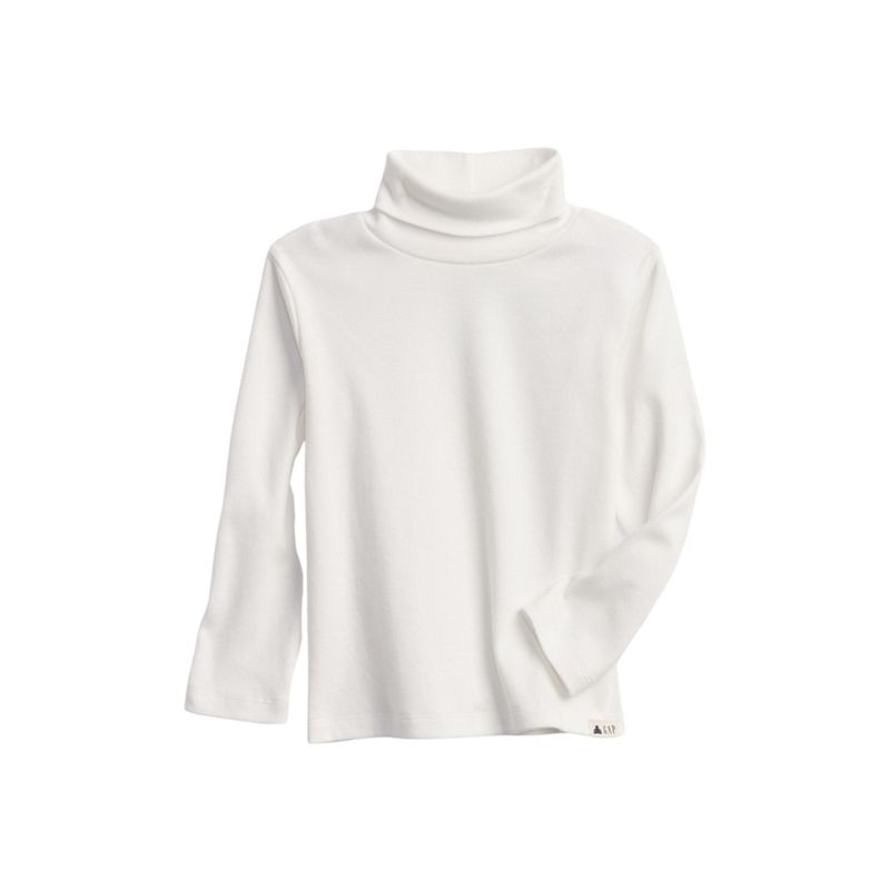 GAP - Polera Mix&Match Algodón Cuello Alto Toddler Blanco GAP