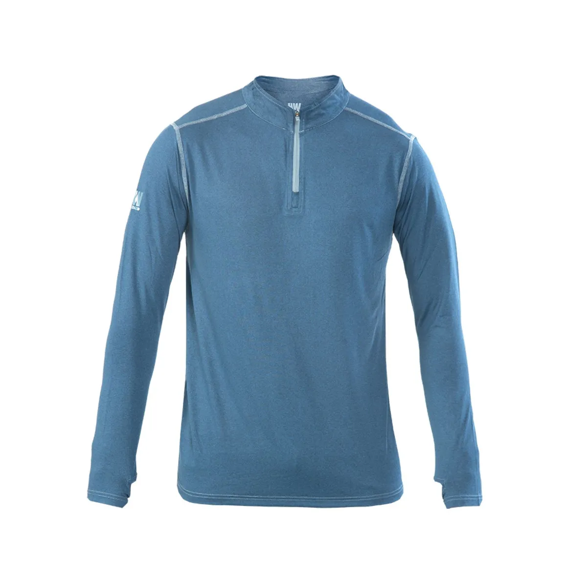HARDWORK - Polera Dry Fit HW SPX Manga Larga Hombre Deep Blue