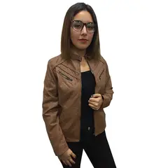 TODOPIEL - Chaqueta Ecocuero CHF46 Tan
