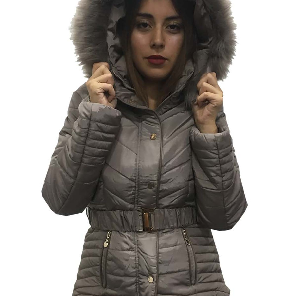 TODOPIEL - Parka Mujer Beige Todopiel