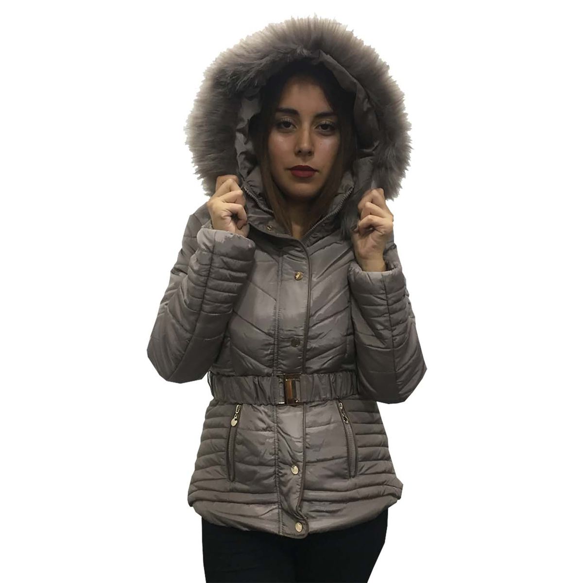 TODOPIEL - Parka Mujer Beige Todopiel