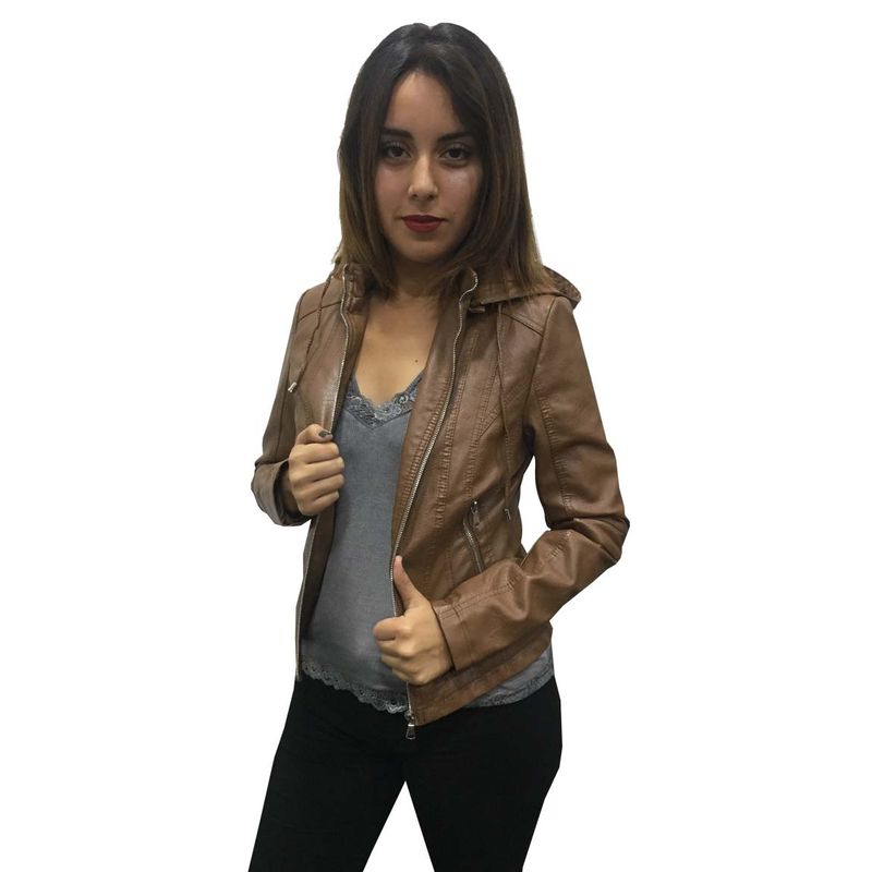 TODOPIEL - Chaqueta Ecocuero  CHF48 Tan