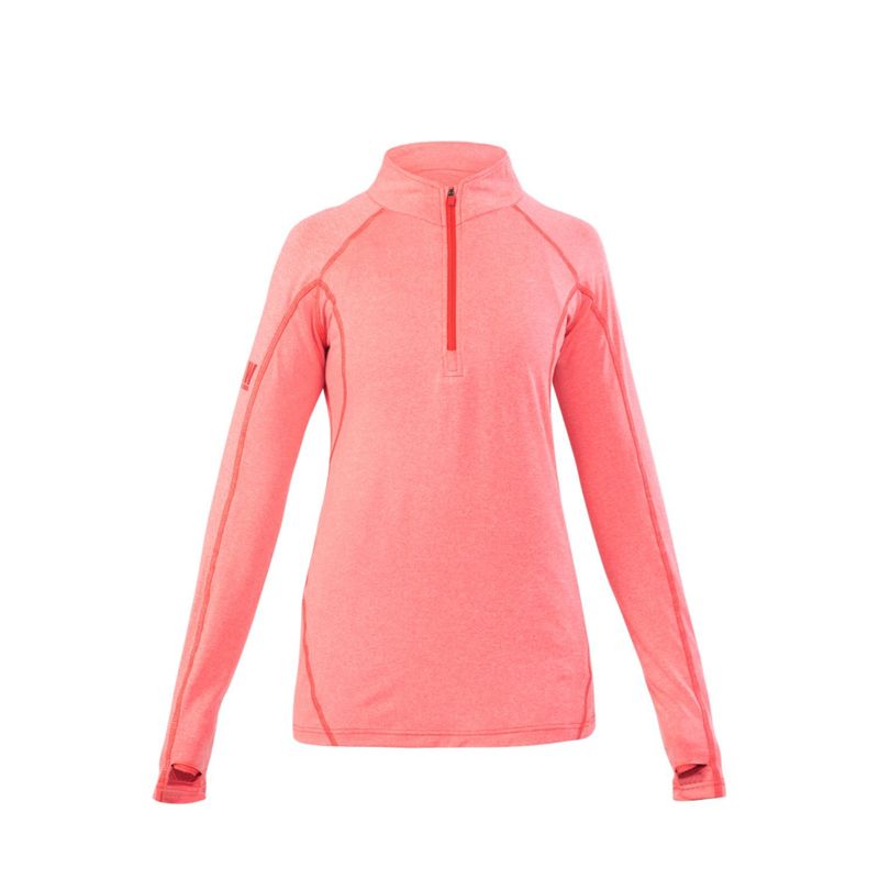 HARDWORK - Polera Dry Fit HW SPX Manga Larga Mujer Coral