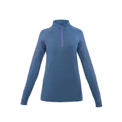 HARDWORK - Polera Dry Fit HW SPX Manga Larga Mujer Deep Blue