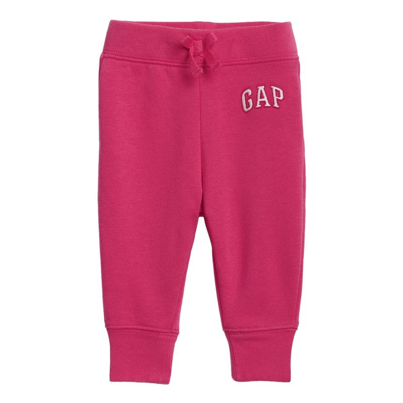 GAP - Pantalón de Buzo Logo Fucsia GAP